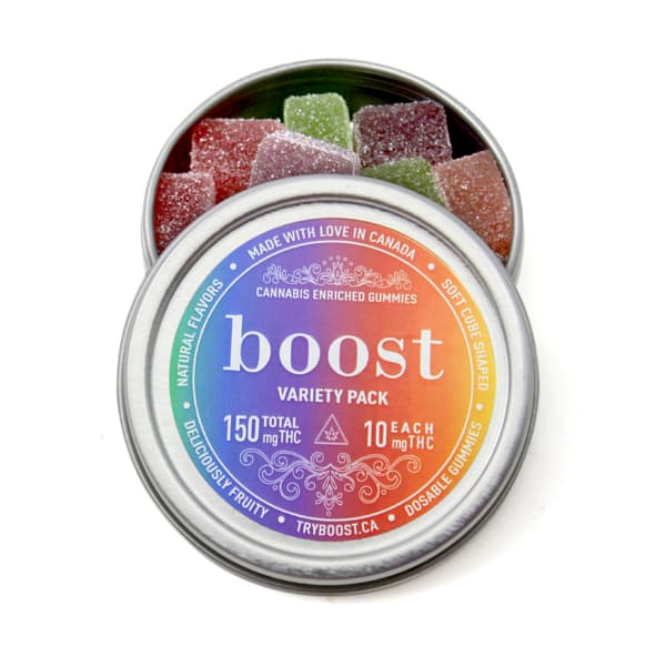 Boost Edibles Variety Pack Gummies (300mg THC) strain buy weed online cheap weed online dispensary mail order marijuana