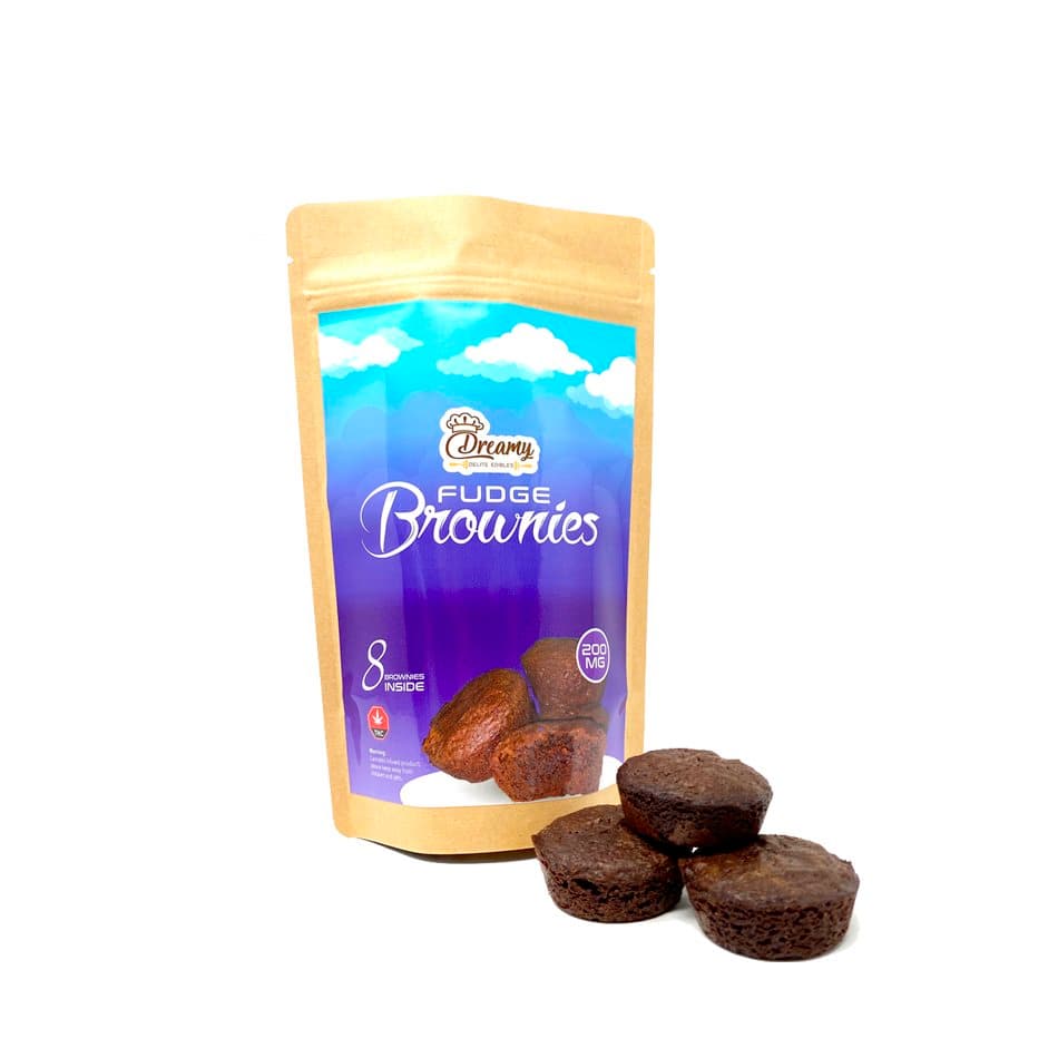Dreamy Delite Fudge Brownies 200MG THC strain buy weed online cheap weed online dispensary mail order marijuana