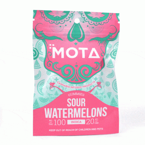 Mota Medicated Gummies - Sour Watermelons strain buy weed online cheap weed online dispensary mail order marijuana