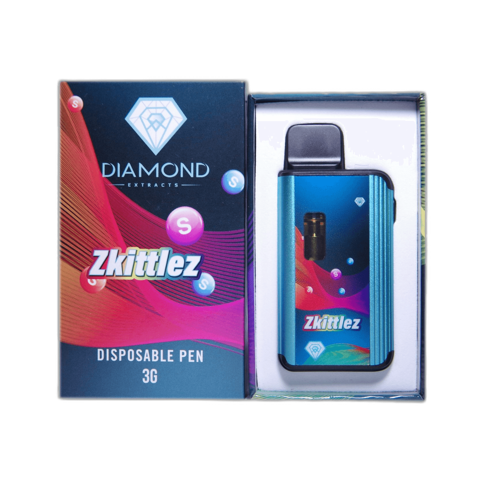 Diamond Concentrates Disposable Vape (3g) — Zkittlez