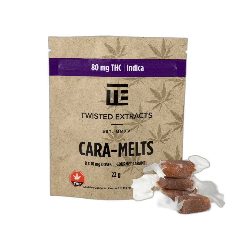 Twisted Extracts Cara-Melts (80mg THC) — Indica