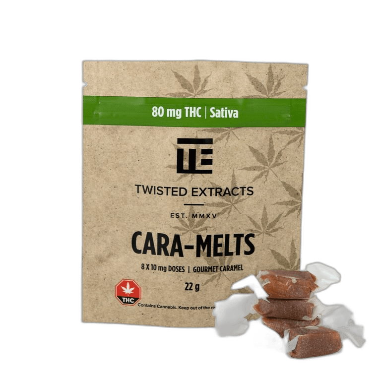 Twisted Extracts Cara-Melts (80mg THC) — Sativa
