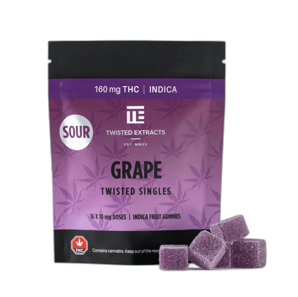 Twisted Extracts Twisted Singles (160mg THC) — Sour Grape